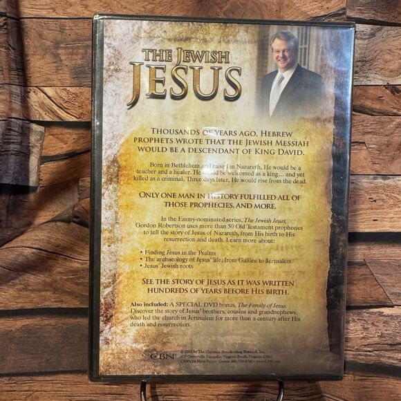 THE JEWISH JESUS DVD Gordon Robertson CBN Christian Documentary Prophecy NEW - Picture 2 of 6